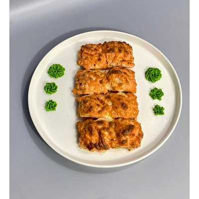  Суши-пицца с копченой курицей